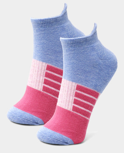 Women’s Pink Padded Ankle Sock 2-Pack