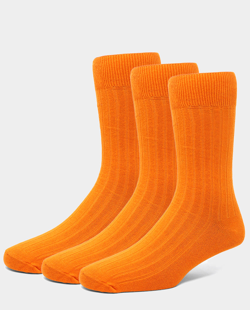 Outrageous Orange Socks 3-Pack