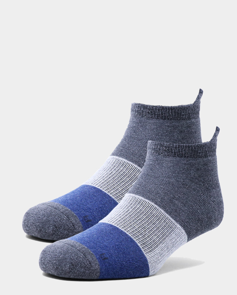 Men's Grey Performance Running Ankle Sock