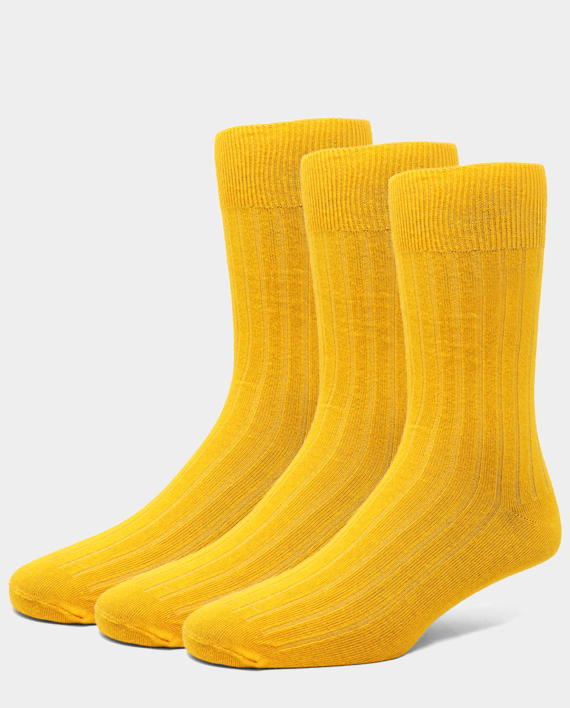 Tuscan Sun Yellow Socks 3-Pack