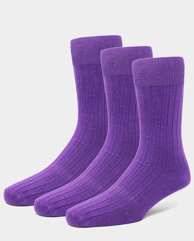 Deep Purple Socks 3-Pack