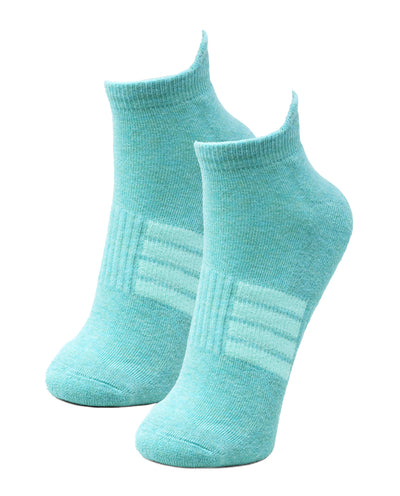 Women’s Solid Mint Padded Ankle Sock